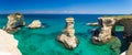 Torre Sant Andrea cliffs, Salento peninsula, Apulia region, South of Italy