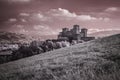 Torrechiara castle infrared view