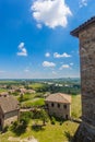 Torrechiara Castle in the Province of Parma, Emilia Romagna Italy Royalty Free Stock Photo