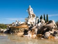 Replica of the Trevi Fountain in the Europa Park of Torrejon de Ardoz Royalty Free Stock Photo