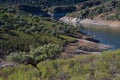 Torrejon Tietar reservoir and mediterranean forest.