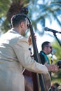 Torremolinos, Malaga, Spain, february 2, 2017. Rockabilly street concert