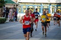 Runners on half Marathon de Torremolinos in Torremolinos, Spain