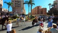 Pilgrims in the traditional Romeria of San Miguel festival (Romeria de San Miguel)