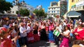 Pilgrims in the traditional Romeria of San Miguel festival (Romeria de San Miguel)