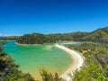 Torrent Bay, Abel Tasman National Park. New Zealand Royalty Free Stock Photo