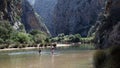 Torrent de Pareis canyon near Sa Calobra, Mallorca, Spain Royalty Free Stock Photo