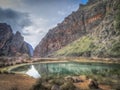 The Torrent de Pareis, Mallorca, Balearic Islands Royalty Free Stock Photo