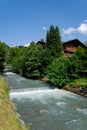 Torrent in the swiss mountains