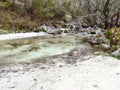 Torrent of Val Fondillo, a beautiful valley in Abruzzo Royalty Free Stock Photo