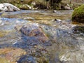 Torrent of Val Fondillo, a beautiful valley in Abruzzo Royalty Free Stock Photo