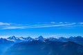 View on the Torrenthorn on a sunny autumn day, seeing the swiss alps, Switzerland / Europe