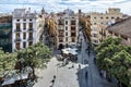 View from Serranos tower in Valencia, Spain