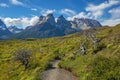 Torres del Paine Hike, Patagonia, Chile Royalty Free Stock Photo