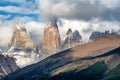 Torres Del Paine National Park in the Magallanes Region of Chile Royalty Free Stock Photo