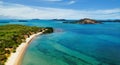 Torres Strait aerial view Royalty Free Stock Photo