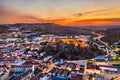 Torres Vedras Castle near Lisbon in Portugal Royalty Free Stock Photo