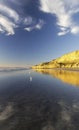 Torrey Pines State Beach Vertical View in San Diego California Royalty Free Stock Photo