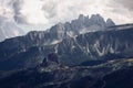 5 Torri Averau peak at Nuvolau mountain range Cortina D`Ampezzo Dolomites UNESCO italy