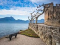 Torri del Benaco castle on Garda Lake