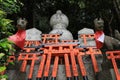 Torri Gateway shape ema in Fushimi Inari Taisha Temple in Kyoto Japan Royalty Free Stock Photo