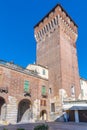 Torrione di Porta Castello in Italian town Vicenza