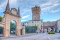 Torrione di Porta Castello in Italian town Vicenza