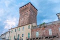 Torrione di Porta Castello in Italian town Vicenza