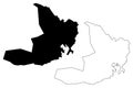 Torshavn City Faroe or Faeroe Islands, island map vector illustration, scribble sketch City of Torshavn map