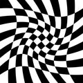 Torsion, rotary deform.gyration, revolve element.tweak converging checker, chequered pattern / background. centrifuge, spin