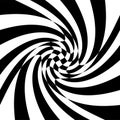 Torsion, rotary deform.gyration, revolve element.tweak converging checker, chequered pattern / background. centrifuge, spin
