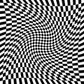 Torsion, rotary deform.gyration, revolve element.tweak converging checker, chequered pattern / background. centrifuge, spin