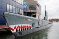 Torsk submarine in Baltimore harbor