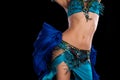 Torso of a Bellydancer Shaking her Hips