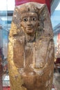 Torso of egyptian princess sarcophagus