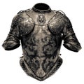 Isolated Torso Section Of A Suit Of Armour Royalty Free Stock Photo