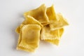 Tortelli italian stuffed pasta with cheese