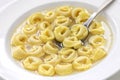 Tortellini in brodo, italian cuisine Royalty Free Stock Photo