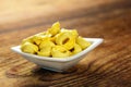 Tortellini, fresh egg pasta Royalty Free Stock Photo