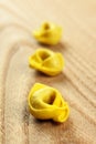 Tortellini, fresh egg pasta Royalty Free Stock Photo