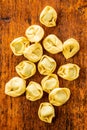 Tortellini pasta. Italian stuffed pasta Royalty Free Stock Photo