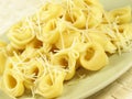 Tortellini Pasta w/ Parmesan 2 Royalty Free Stock Photo