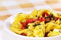 Tortellini primavera Royalty Free Stock Photo