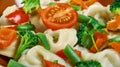 Tortellini Primavera Royalty Free Stock Photo