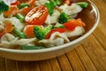 Tortellini Primavera Royalty Free Stock Photo