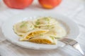 Tortellini stuffed with pumpkin