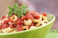 Tortellini with tomato Royalty Free Stock Photo