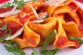 Tortellini with tomato sauce Royalty Free Stock Photo