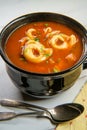 Tortellini Tomato Soup Royalty Free Stock Photo