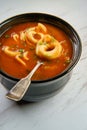 Tortellini Tomato Soup Royalty Free Stock Photo